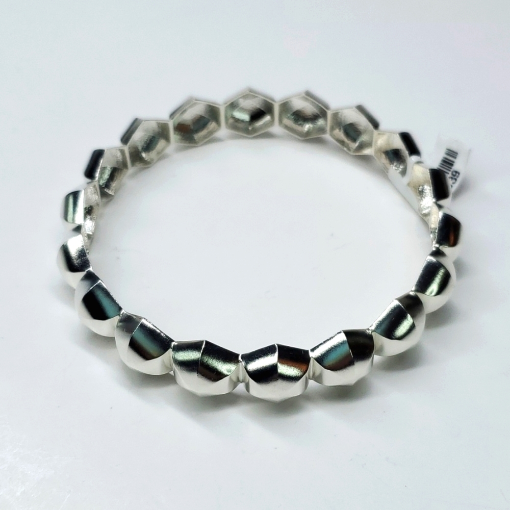 Legend Amrapali Sterling Silver Sculptural Bangle Bracelet NWT